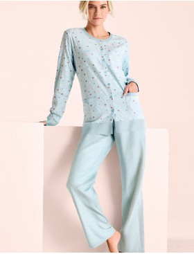 Пижама из хлопка Infiore DRIBBLING DRB3001 sunday, Цвет: sunday (голубой), Размеры: XL