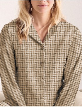 Пижама с принтом Infiore NEWCHIC NWC3942 chic, Цвет: chic (кофейно-бежевый), Размеры: XL, изображение 2