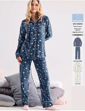 Теплая пижама Infiore SPACE TRIP SPC2845 galassia, Цвет: galassia (молочный), Размеры: M, изображение 2