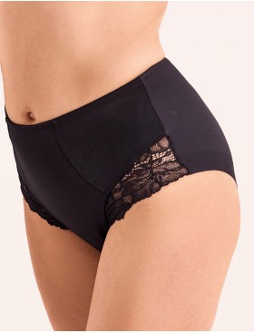 Высокие трусы слипы Infiore PERLA nero, Цвет: nero (черный), Размеры: XL