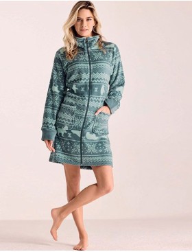 Теплый халат Infiore POLARIS PLR3011 happy, Цвет: happy (зеленый), Размеры: L