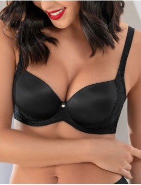 Бюстгальтер балконет Leilieve CHRISTMAS M1403 black, Цвет: black (черный), Размеры: 70C