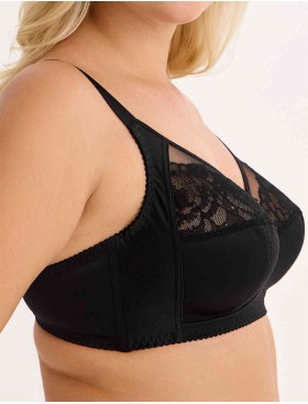 Бюстгальтер мягкий без косточек Milavitsa 122920 черный, Цвет: черный, Размеры: 80E, изображение 3