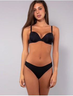 Трусы слипы с кружевной спинкой Sielei IOSONOIO 5115 nero, Цвет: nero (черный), Размеры: XL, изображение 4