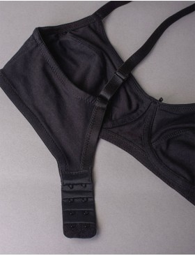 Бюстгальтер мягкий хлопковый без косточек Sielei NATURAL COTTON 1440 nero, Цвет: nero (черный), Размеры: 80C, изображение 9