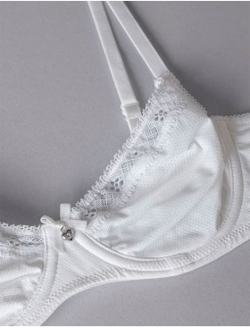 Бюстгальтер с мягкой чашкой Sielei DARLING 1870 bianco latte, Цвет: bianco latte (белый), Размеры: 75C, изображение 6