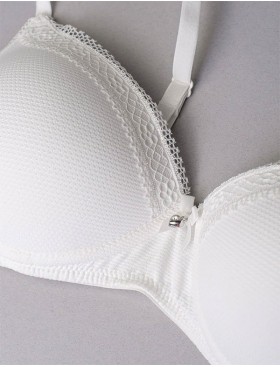 Бюстгальтер пуш-ап без косточек Sielei DARLING 1876 bianco latte, Цвет: bianco latte (белый), Размеры: 70B, изображение 3