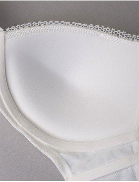 Бюстгальтер пуш-ап без косточек Sielei DARLING 1876 bianco latte, Цвет: bianco latte (белый), Размеры: 70B, изображение 6