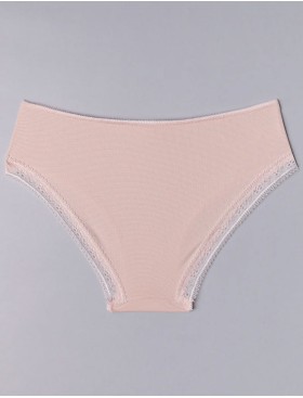 Высокие трусы слипы Sielei DARLING 1879 cipria, Цвет: cipria (пудровый), Размеры: XL, изображение 4