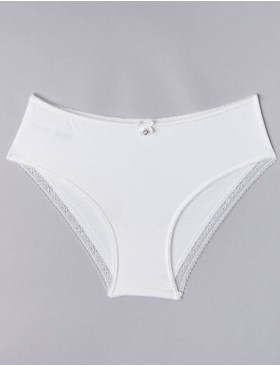 Высокие трусы слипы Sielei DARLING 1879 bianco latte, Цвет: bianco latte (белый), Размеры: XL, изображение 5