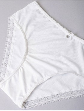 Высокие трусы слипы Sielei DARLING 1879 bianco latte, Цвет: bianco latte (белый), Размеры: XL, изображение 4