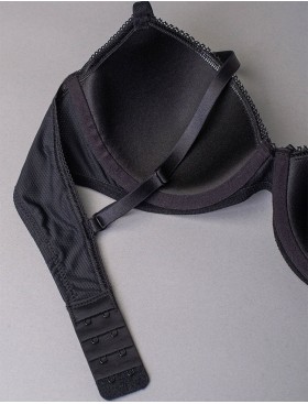 Бюстгальтер балконет с поролоном Sielei DARLING 1882 nero, Цвет: nero (черный), Размеры: 75B, изображение 6