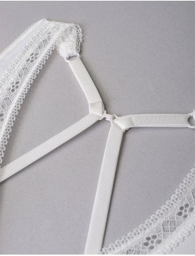 Бюстгальтер бралетт без косточек Sielei DARLING 1886 bianco latte, Цвет: bianco latte (белый), Размеры: 70B, изображение 6