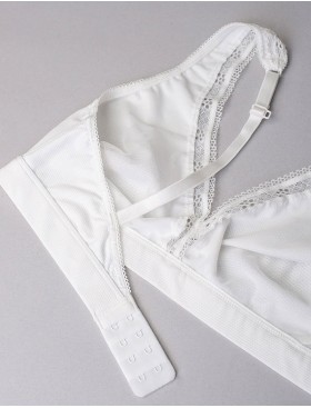 Бюстгальтер бралетт без косточек Sielei DARLING 1886 bianco latte, Цвет: bianco latte (белый), Размеры: 70B, изображение 4