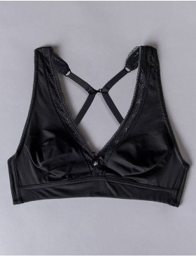 Бюстгальтер бралетт без косточек Sielei DARLING 1886 nero, Цвет: nero (черный), Размеры: 70B, изображение 2