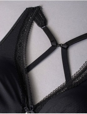 Бюстгальтер бралетт без косточек Sielei DARLING 1886 nero, Цвет: nero (черный), Размеры: 70B, изображение 3