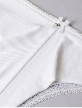 Трусы бразилиана Sielei DARLING 1887 bianco latte, Цвет: bianco latte (белый), Размеры: XL, изображение 2