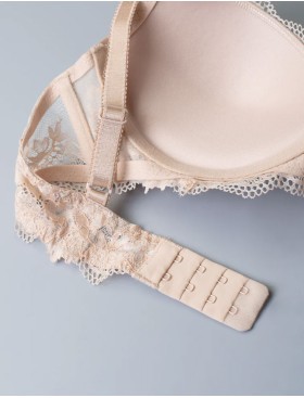 Кружевной бюстгальтер пуш-ап без каркасов Sielei WONDER LACE 2446 cipria, Цвет: cipria (телесный), Размеры: 70B, изображение 8