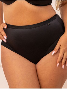 Трусы высокие Kris Line SIMPLE high waist, Цвет: черный, Размеры: XL, изображение 2