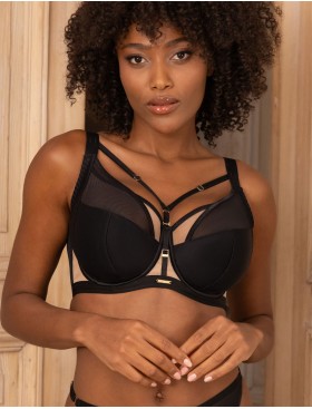 Бюстгальтер с подкроем Kris Line SIMPLE soft full cup, Цвет: черный, Размеры: 70G, изображение 7