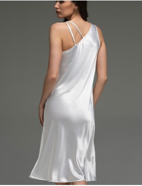 Шёлковая ночная сорочка Mia-Amore LILIROSE 4595 белый, Цвет: белый, Размеры: 2XL, изображение 2