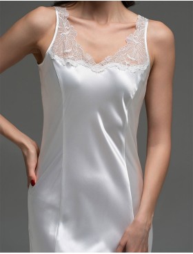 Сорочка с кружевными бретелями Mia-Amore LILIROSE 4598 белый, Цвет: белый, Размеры: 2XL, изображение 2