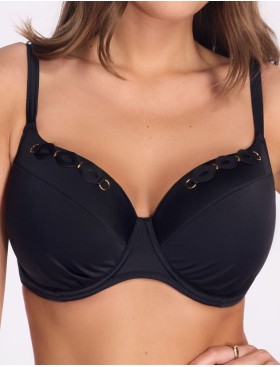 Верх купальника на поролоне Ava SK252 U black, Цвет: черный, Размеры: 65G