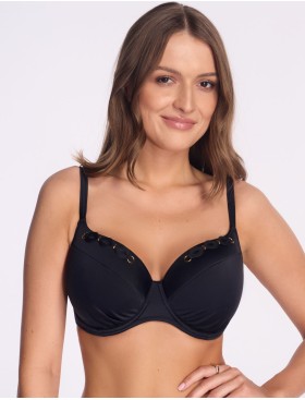 Верх купальника на поролоне Ava SK252 U black, Цвет: черный, Размеры: 65G, изображение 3