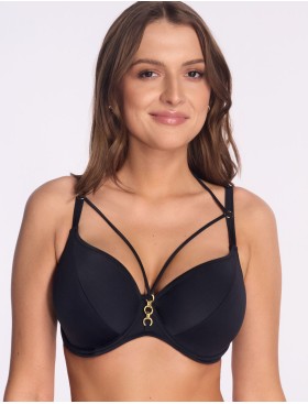 Мягкий бюстгальтер для купания Ava SK254 M black, Цвет: черный, Размеры: 65G, изображение 3