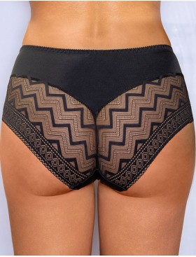 Трусы слипы высокие Albina L AFINA 480 черный, Цвет: черный, Размеры: 3XL, изображение 2