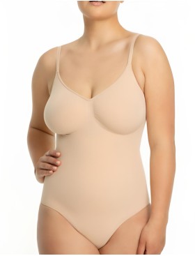 Боди корректирующее Julimex 421 бежевый, Цвет: бежевый, Размеры: S