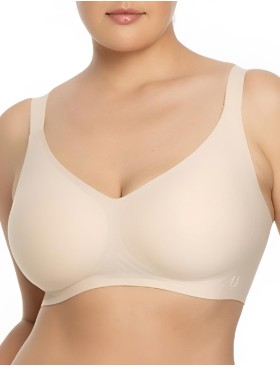Гладкий бюстгальтер Julimex JELLY BRA COMFORT бежевый, Цвет: бежевый, Размеры: M