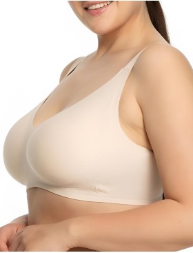 Гладкий бюстгальтер Julimex JELLY BRA COMFORT бежевый, Цвет: бежевый, Размеры: M, изображение 3