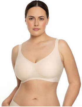 Гладкий бюстгальтер Julimex JELLY BRA COMFORT бежевый, Цвет: бежевый, Размеры: M, изображение 4