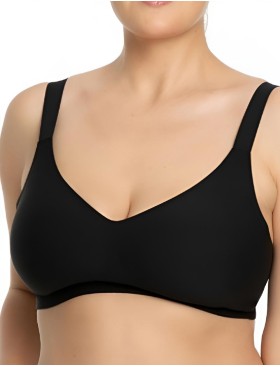 Гладкий бюстгальтер Julimex JELLY BRA COMFORT чёрный, Цвет: чёрный, Размеры: M