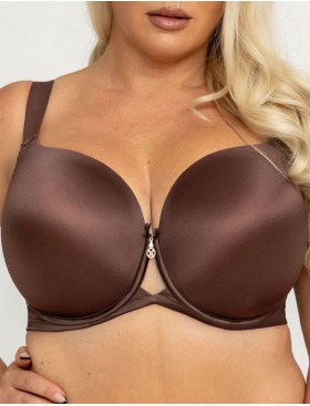 Бюстгальтер с формованной чашкой Kris Line MOCCA ultra, Цвет: мокка, Размеры: 75HH