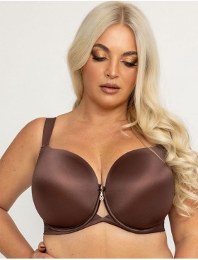 Бюстгальтер с формованной чашкой Kris Line MOCCA ultra, Цвет: мокка, Размеры: 75HH, изображение 3