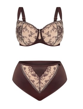 Мягкий бюстгальтер балконет Kris Line MOCCA half cup soft, Цвет: мокка, Размеры: 65G, изображение 6