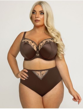 Полумягкий бюстгальтер с подкроем Kris Line MOCCA semi-soft, Цвет: мокка, Размеры: 100B, изображение 4