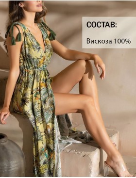 Сарафан пляжный Mia-Amore SAFARY 1808, Цвет: cафари, Размеры: S/M, изображение 3