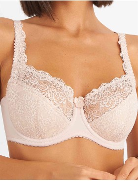 Бюстгальтер полумягкий Simona M 900 серебристый пион, Цвет: серебристый пион, Размеры: 90C