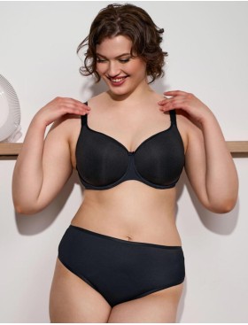 Бюстгальтер спейсер Sermija 169-16-L / 170-16-L тёмный графит, Цвет: тёмный-графит, Размеры: 65E, изображение 4