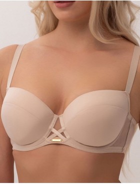 Бюстгальтер балконет Subtille OMENA BEIGE balconette full cup, Цвет: бежевый, Размеры: 75E