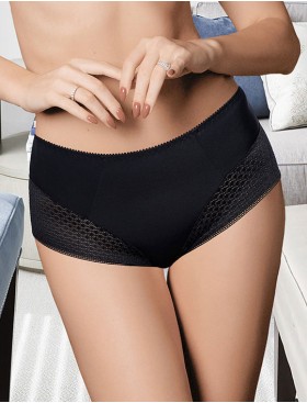 Высокие трусы слипы Albina L PERFECT 480 черный, Цвет: черный, Размеры: S