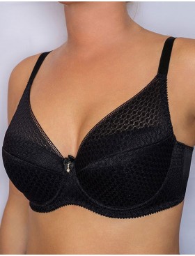 Бюстгальтер с поролоном Albina L PERFECT 8086 черный, Цвет: черный, Размеры: 75C