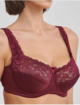 Бюстгальтер мягкий Simona M 912 бордо, Цвет: бордо, Размеры: 75D, изображение 6