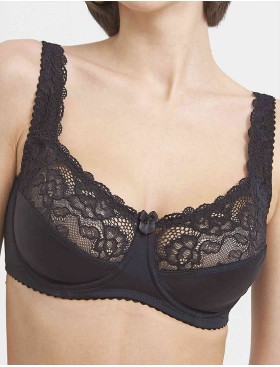 Бюстгальтер мягкий Simona M 912 черный, Цвет: черный, Размеры: 75G