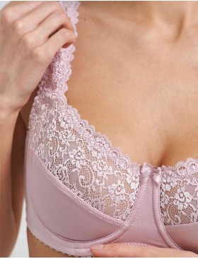 Бюстгальтер мягкий Simona M 912 лотос, Цвет: лотос, Размеры: 75D, изображение 3