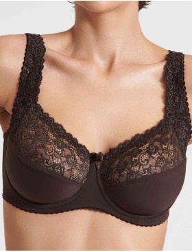 Бюстгальтер мягкий Simona M 912 шоколад, Цвет: шоколад, Размеры: 75D