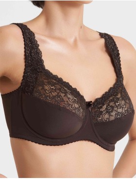 Бюстгальтер мягкий Simona M 912 шоколад, Цвет: шоколад, Размеры: 75D, изображение 4